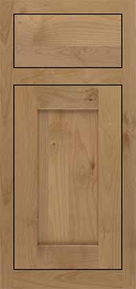 Blair Door Alder Species Desert Stain Inset Style
